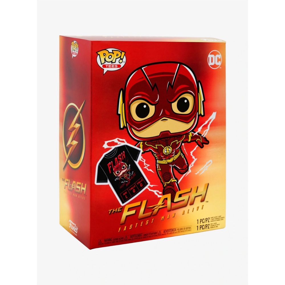 Funko DC Comics the Flash t shirt and vinyl figure - Picture 7 of 11